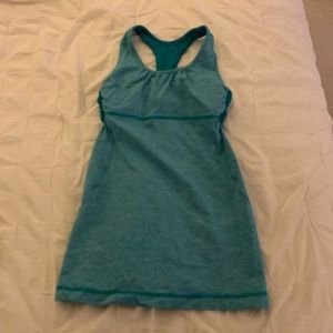 Blue lululemon tank top